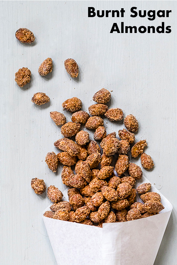 These almonds aren't actually burnt, there's just a deep caramel flavor that you're going to adore!