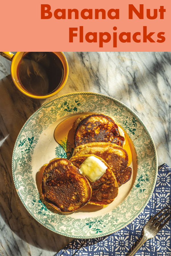 I love that this easy breakfast feels decadent, but it is a simple combination of everyday or supermarket items. The salt and peanut butter with fruit give complexity, and the reaction of the buttermilk and the baking soda gives lift. The comforting part is that it reminds me that the best things in life can be very simple.