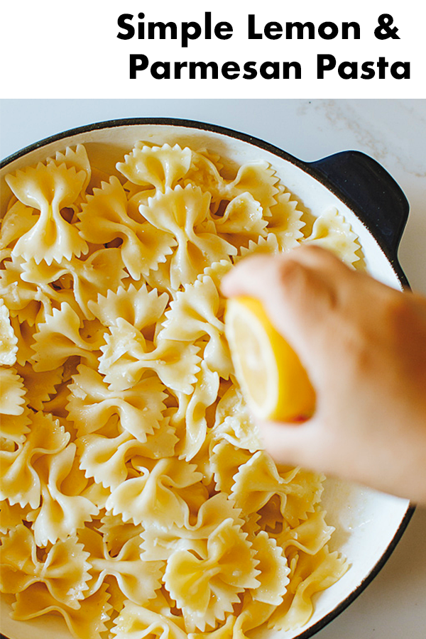This is a perfect one-bowl pasta dish from Hetty McKinnon's wonderful book 'Family: New Vegetarian Comfort Food to Nourish Every Day'!