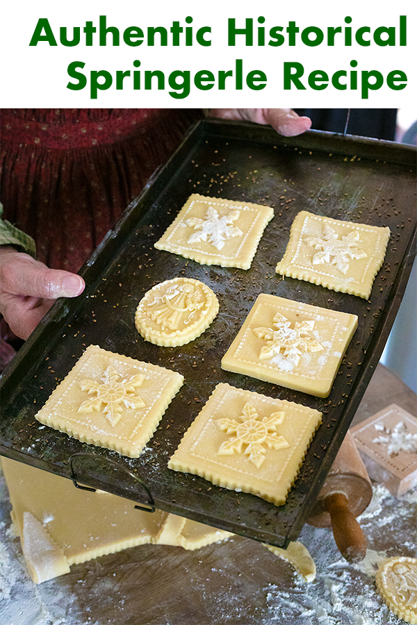 Share in this 500-year-old holiday cookie tradition courtesy of our friends at the Genesee Country Village and Museum. Not only is the flavor simple and wonderful, but the combination of the stunning molds used to make the forms of the cookies and the hand-painted details makes each cookie a work of art!