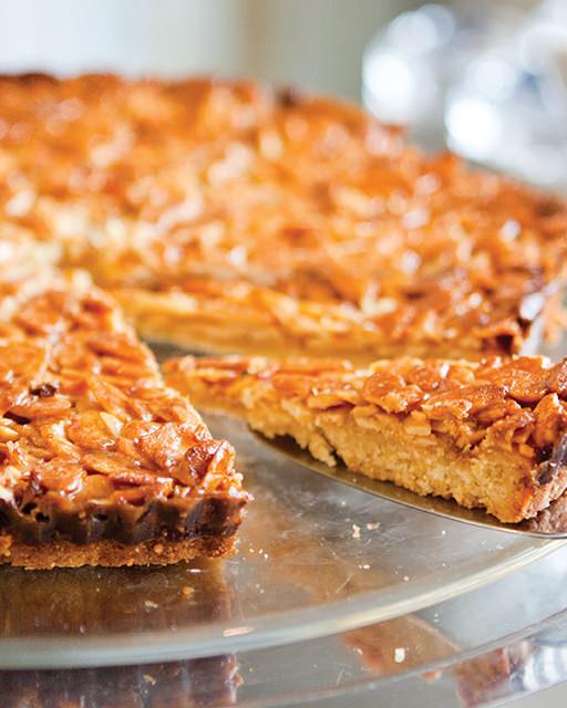 Portuguese Caramelized Almond Tart
