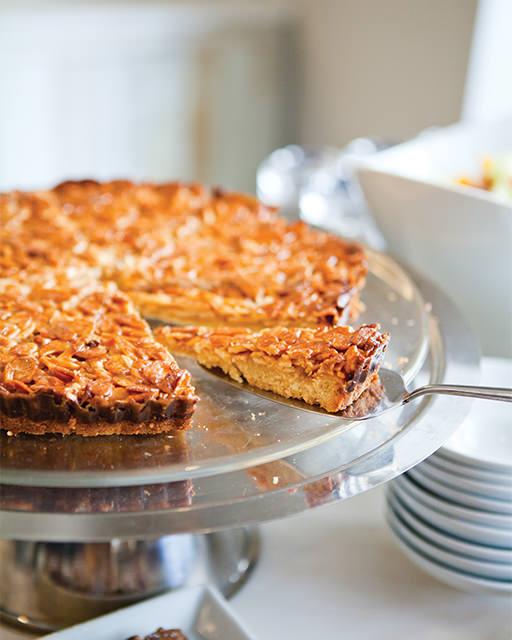 Portuguese Caramelized Almond Tart