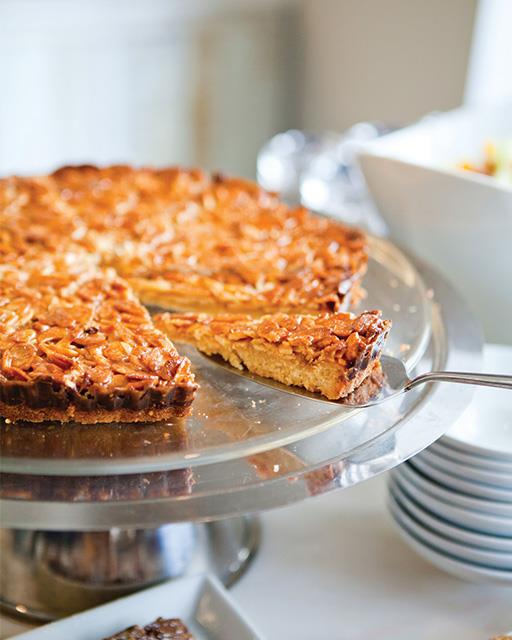 Portuguese Caramelized Almond Tart