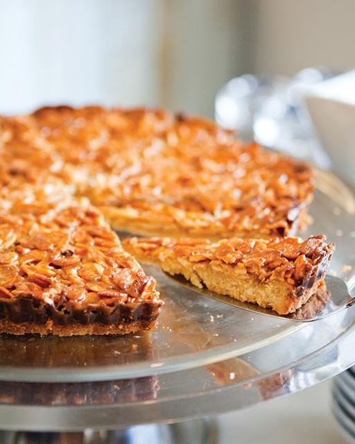Portuguese Caramelized Almond Tart