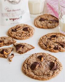 Peanut Butter Cup Moose Track Cookies