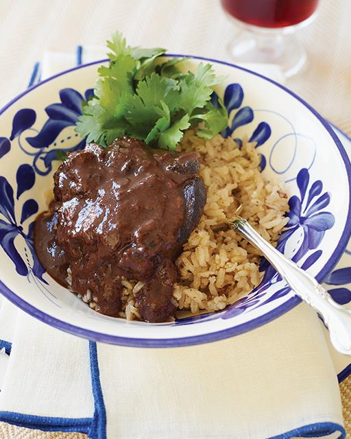 Posta Cartagenera over Titoté Coconut Rice