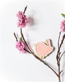 Lavender Bird Cookies