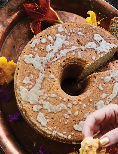 Cardamom Cake with Coffee Drizzle