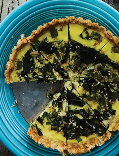 Golden Beet & Kale Quiche