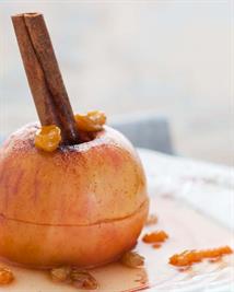 Baked Apples with Brown Sugar, Golden Raisin, & Cinnamon