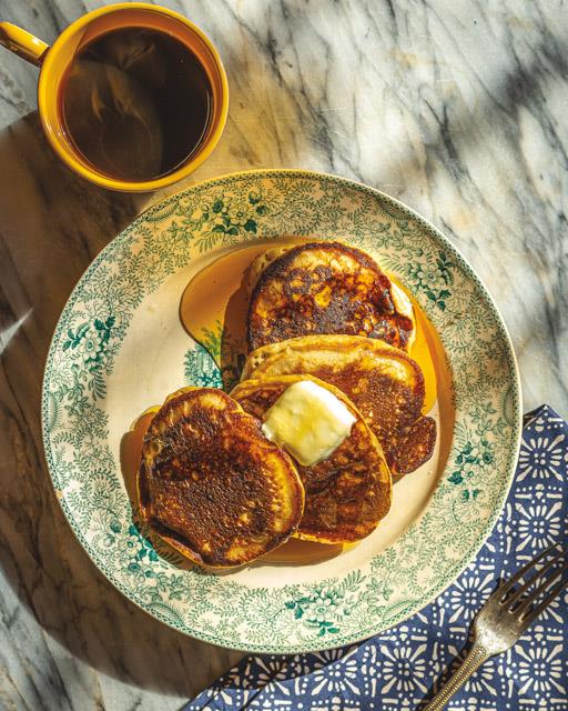 Banana Nut Flapjacks by Noah Fecks