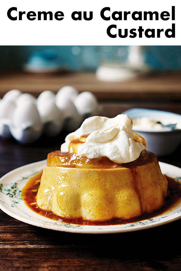 Our take on a rich French custard inspired by the goddess of the kitchen, Julia Child!