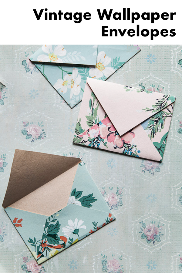 These pretty handmade envelopes are perfect for wedding or party invitations.