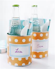 Upcycled Picnic Place Settings