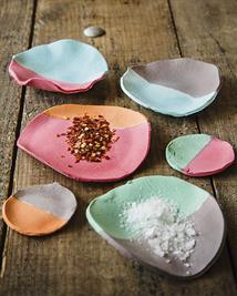 Paper Clay Spice Bowls