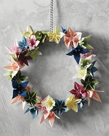 Origami Flower Wreath