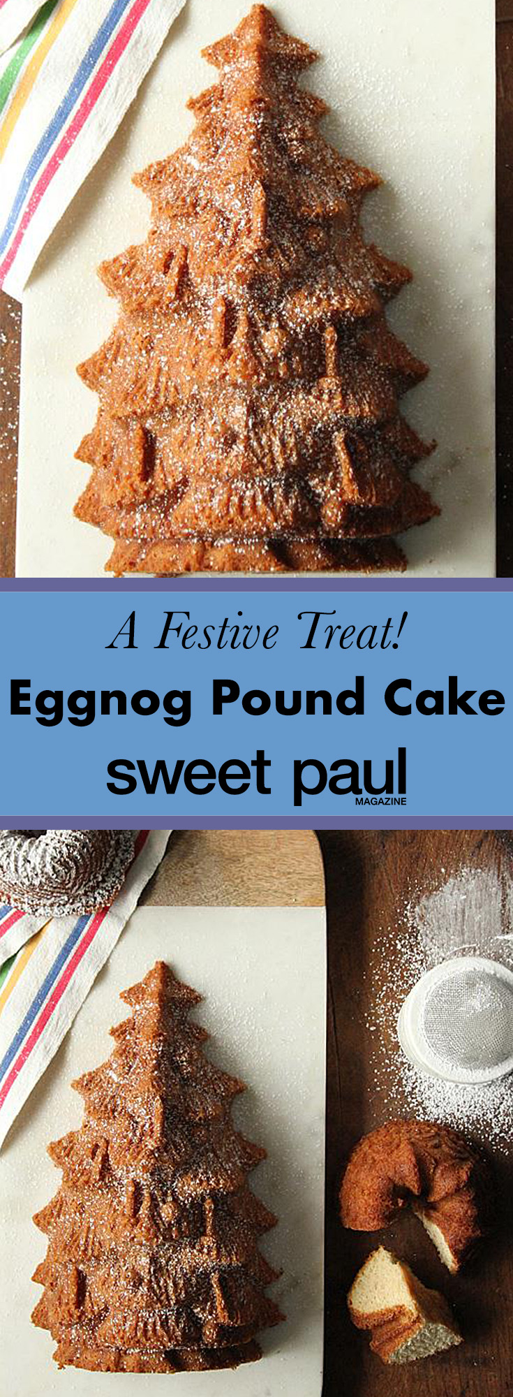 Nothing tastes more like the holidays than eggnog! This is a wonderful holiday pound cake!