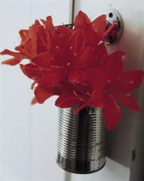 Metal Can Hanging Vase