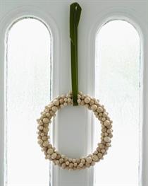 Wooden Bead Wreath